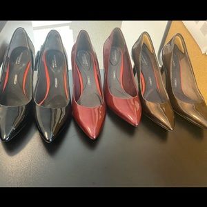 Rockport pumps- three pairs